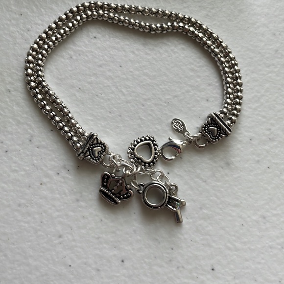 Premier Designs Cutting Edge Necklace + free charm bracelet - Picture 3 of 3